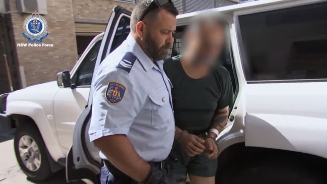 Vision shows arrest of Kogarah sex assault accused | The Courier Mail