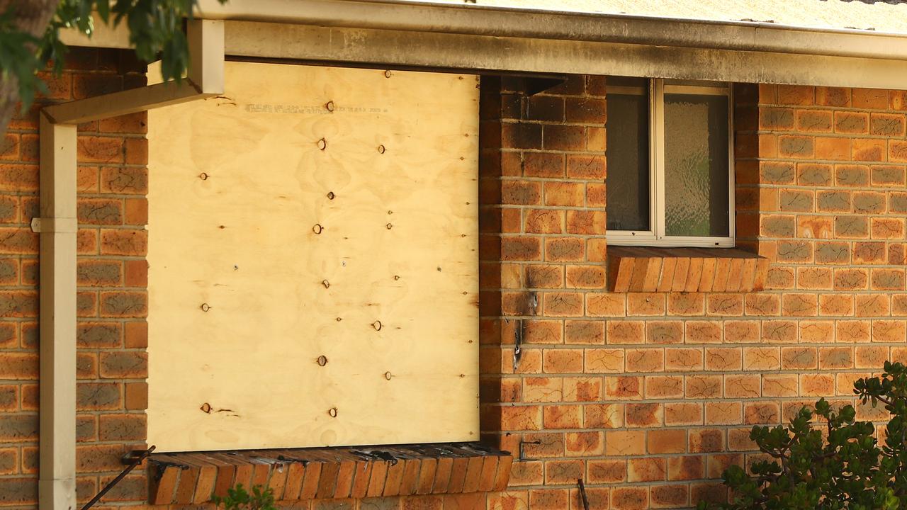 Fire damage visible at the Norlane unit. Picture: Alison Wynd