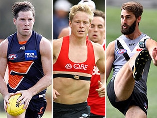 Toby Greene, Isaac Heeney, Justin Westhoff