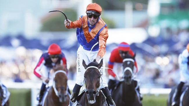 Nash Rawiller has won 68 Group 1s including his memorable victory with Think It Over in the Queen Elizabeth Stakes last year. Picture: Mark Evans-Getty Images