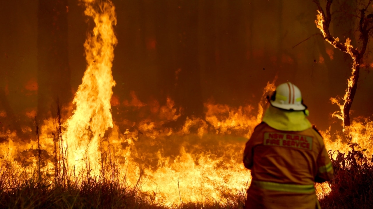 The firefighters 'are wonderful angels in orange'