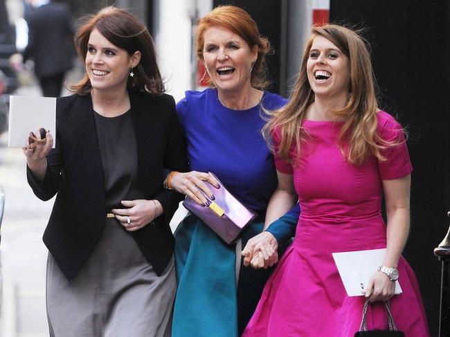 Fergie with her daughters, Princess Eugenie and Princess Beatrice, whom she shares with Prince Andrew. Picture: Instagram.