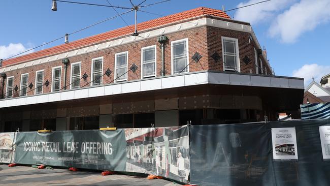 Work on hold in Manly after a building company went into voluntary administration. Picture: John Grainger