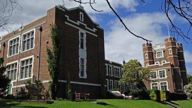 The main building of Melbourne High School.