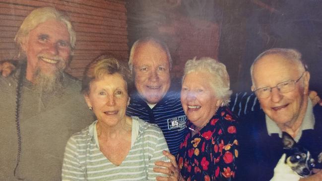 Stuart and Anne, alongside their three children Steve, 64, Gary, 67, and Sue, 68. Picture: Supplied