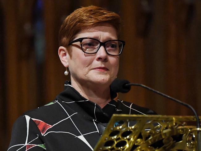 Foreign Minister Marise Payne.