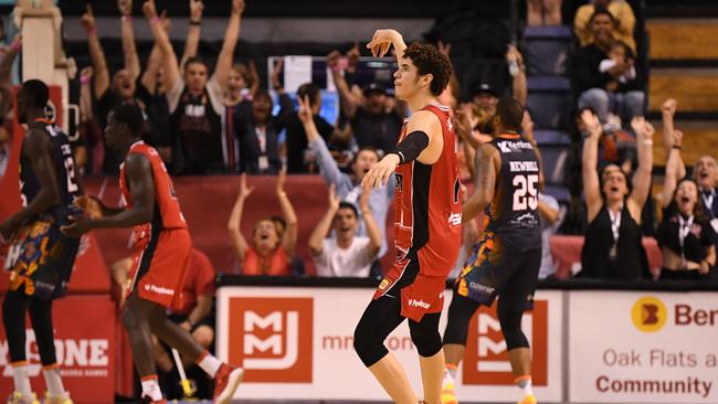 Ball’s performance was one for the NBL history books. Photo: AAP Image/Dean Lewins