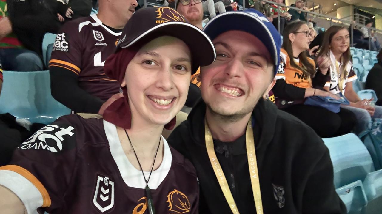 Jayda Regler with her husband Caleb.