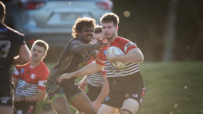 Byron Bay racked up 11 tries against Lower. Photo: Elise Derwin