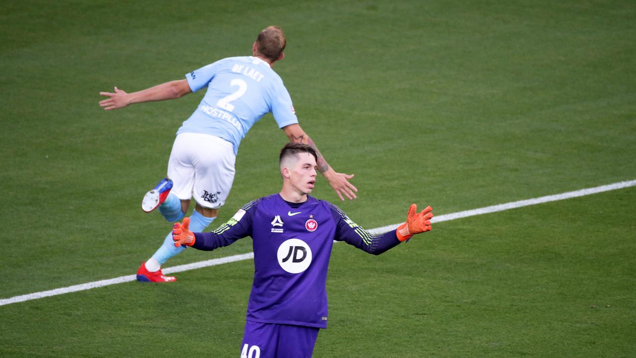 Ritchie De Laet has scored Melbourne City’s fastest ever A-League goal.