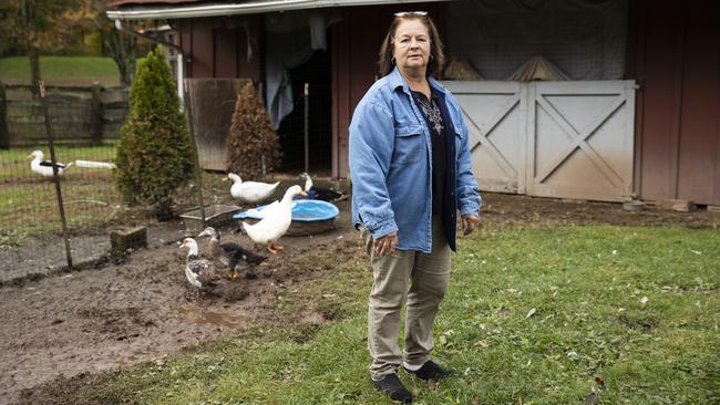 Margie Martindale of Quakertown, Pennsylvania, says Trump is for workers. Picture: Ryan Collerd