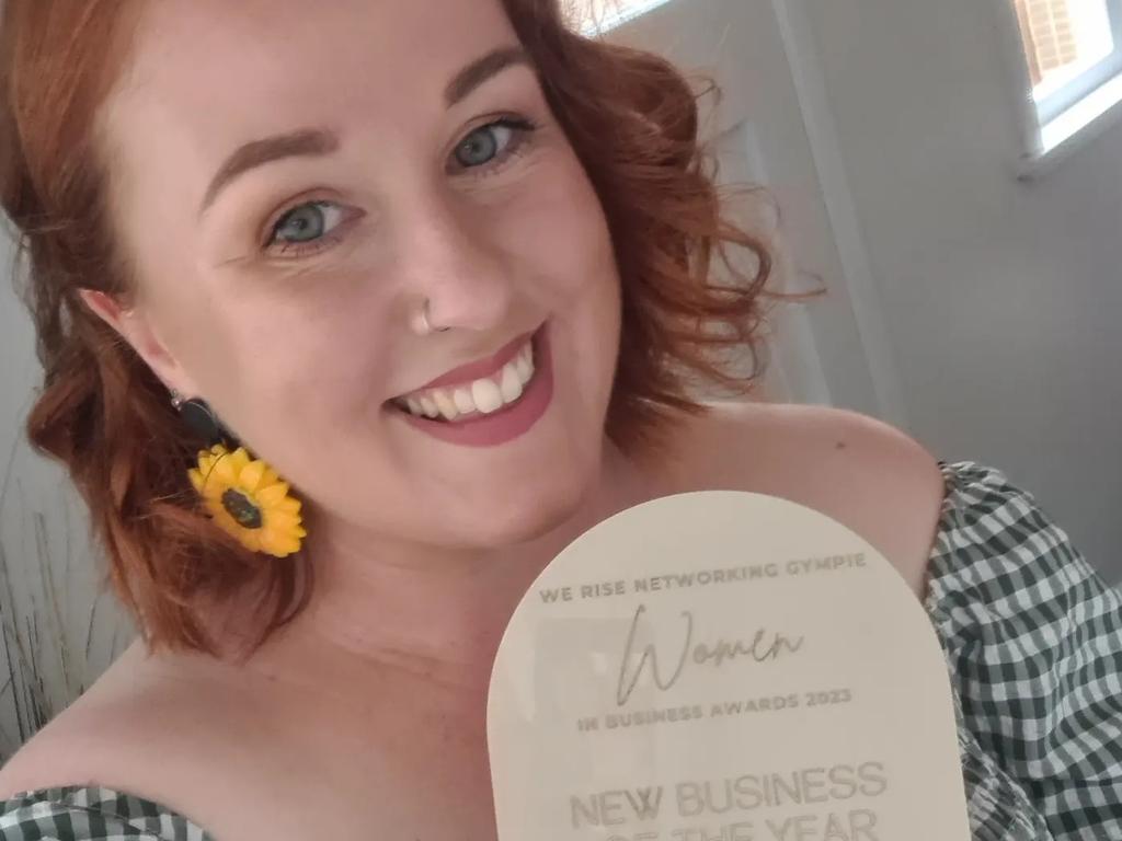 Mikaela Sima was humbled to win New Business of the Year through the We Rise Women's Network.