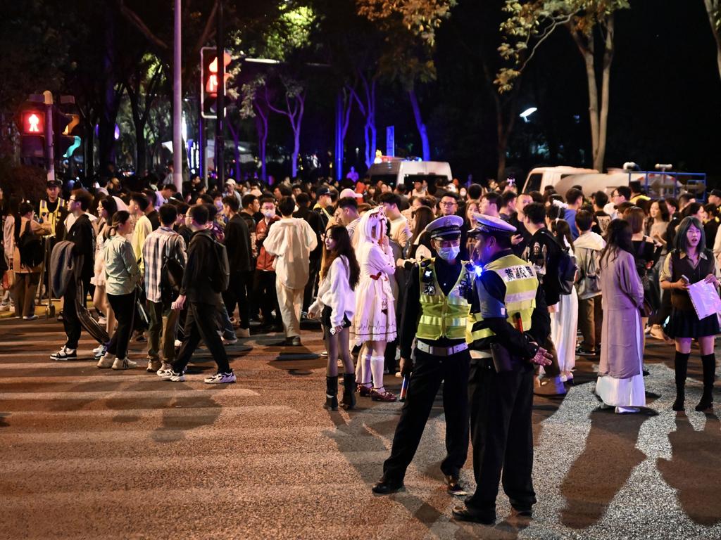 The 2023 Halloween parade in Shanghai. Picture: Costfoto/NurPhoto via Getty Images