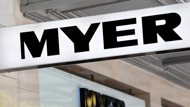 A man has been busted stealing clothes, perfume, and sunglasses during a Myer heist. Picture: NCA NewsWire/Bianca De Marchi