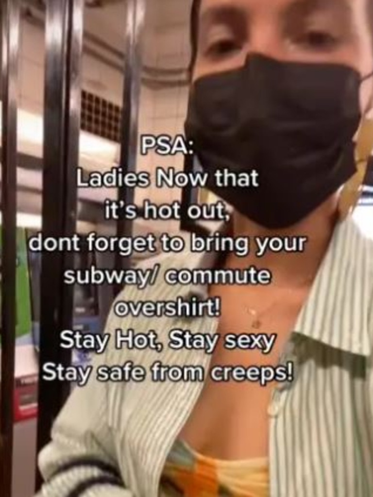 NYC women wear baggy 'subway shirts' to deter creeps