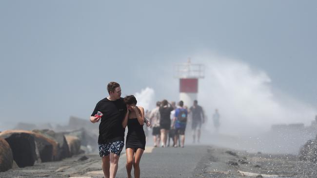 It’s windy out there. Photograph: Jason O'Brien