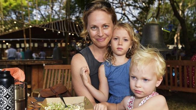 Michelle Harle, Mia Harle and Will Harle Picture: Keri Megelus