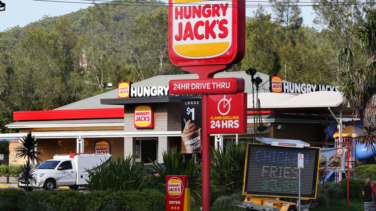 Construction costs for new Hungry Jack's restaurants have increased significantly.