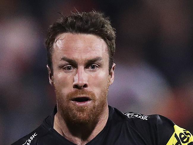 Penrith's James Maloney during NRL match between the Penrith Panthers and St.George-Illawarra Dragons at Penrith Stadium. Picture. Phil Hillyard