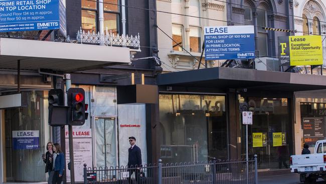 Chapel Street has been decimated by the pandemic. Picture: Wayne Taylor.