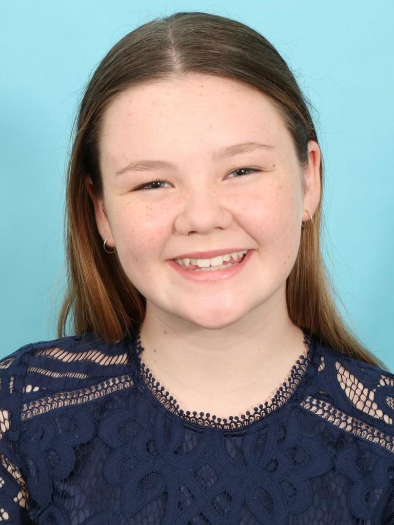 A fake nude image of Matilda Rosewarne was posted on Snapchat as part of a relentless campaign of bullying. Picture: Supplied