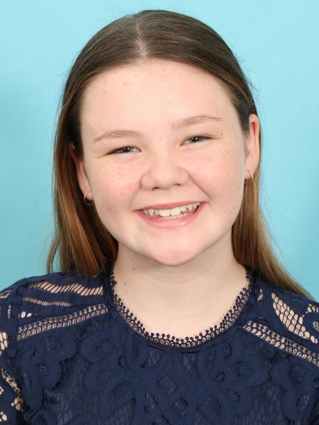A fake nude image of Matilda Rosewarne was posted on Snapchat as part of a relentless campaign of bullying. Picture: Supplied