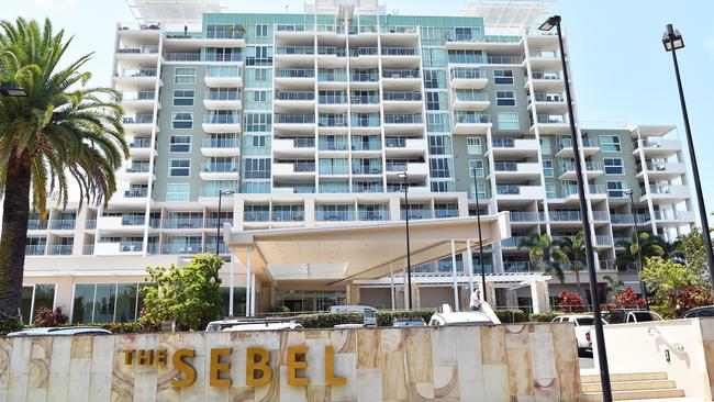 The exterior of The Sebel’s hotel in Pelican Waters, Queensland.