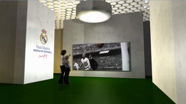 The Real Madrid World of Football exhibition.