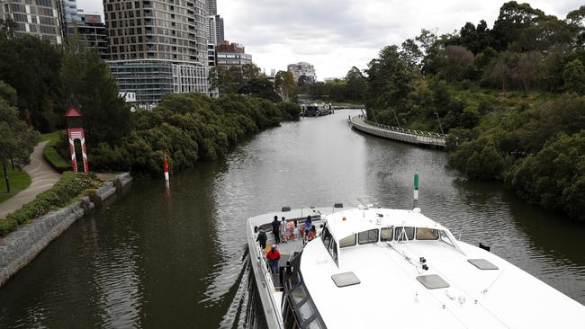 Swimming activations along the Parramatta River could be among those considered. Picture: Jonathan Ng