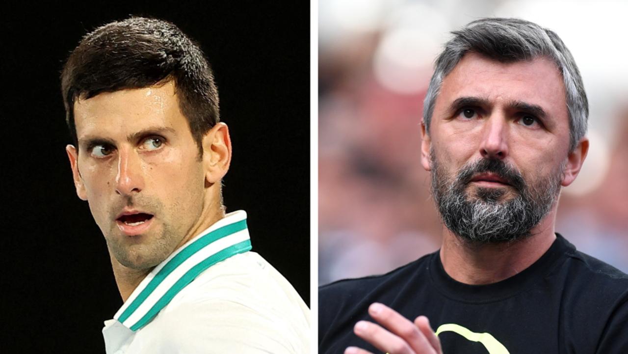 Novak Djokovic and Goran Ivanisevic.
