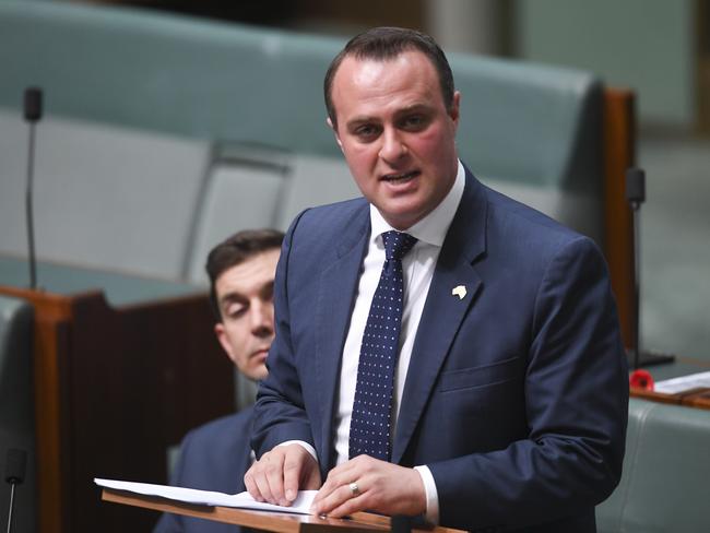 Liberal MP Tim Wilson speaks during debate of the Marriage Amendment bill in the House of Representatives at Parliament House in Canberra, Monday, December 4, 2017. (AAP Image/Lukas Coch) NO ARCHIVING