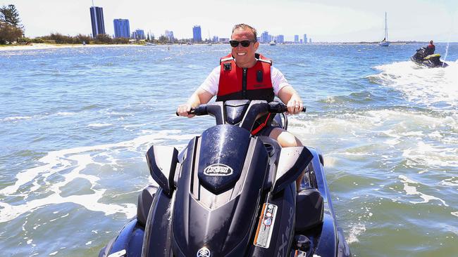 Premier Steven Miles on the Gold Coast. Pic: Adam Head