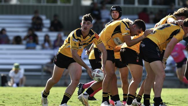 Sunshine Coast Falcons Mal Meninga Cup player Tait Coghlan in action. Picture: QRL.