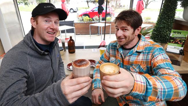 Regional Victorians will be able to enjoy a coffee at a cafe again. Picture: David Caird