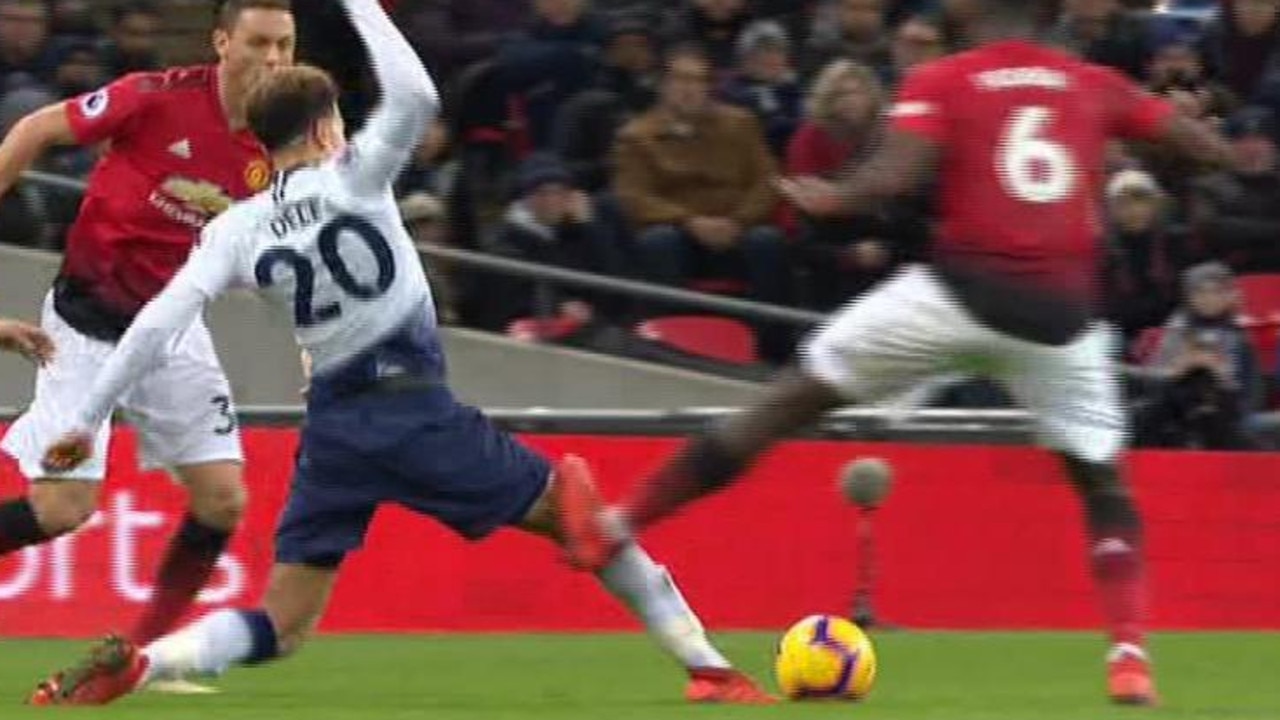 This was the high boot from Paul Pogba on Dele Alli that left Graeme Souness raging.