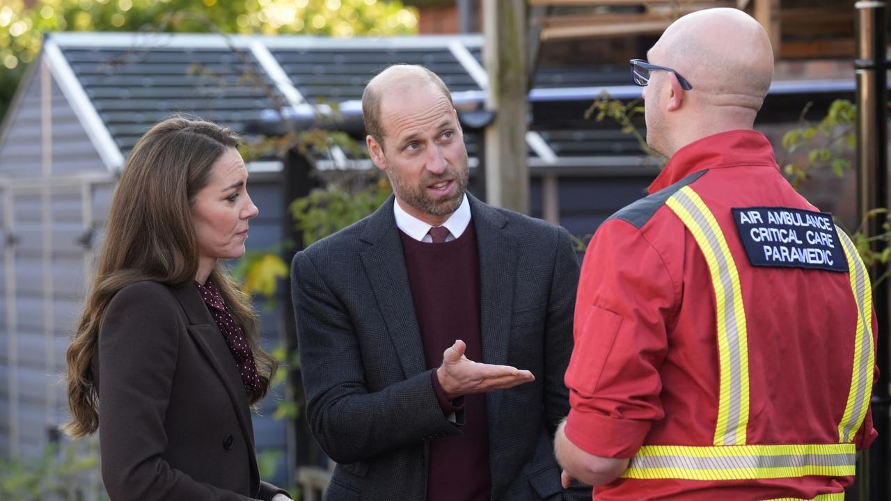 Princess Kate and Prince William during a visit to Southport Community Centre on October 10, 2024. Picture: Danny Lawson – WPA Pool/Getty Images