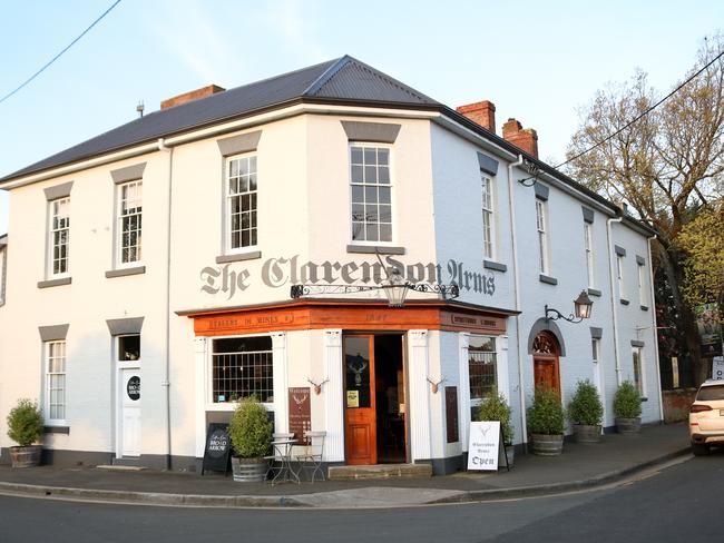 The historic Clarendon Arms in Evandale which has a reputation for serving delicious, locally sourced food in a relaxed, friendly environment. Picture Stephanie Dalton.