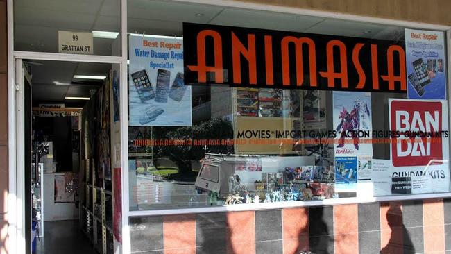 Animasia toy store in Carlton.