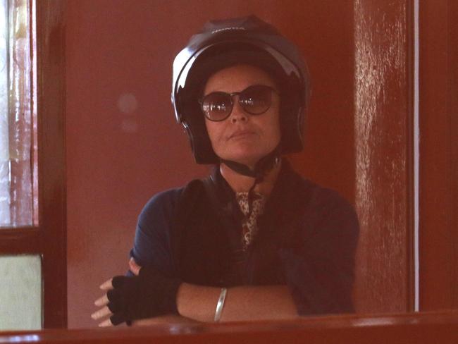 Schapelle Corby at a parole office in Denpasar to talk about the preparation of her release. Picture: Lukman S. Bintoro