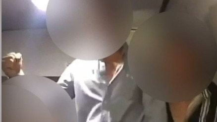 Students from Catherine McAuley College in Bendigo and other schools filmed singing misogynistic chant on party bus. Picture: Supplied