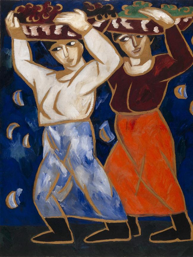 Natalia Goncharova’s The carriers (Les porteuses) is among works by artists Picasso influenced.