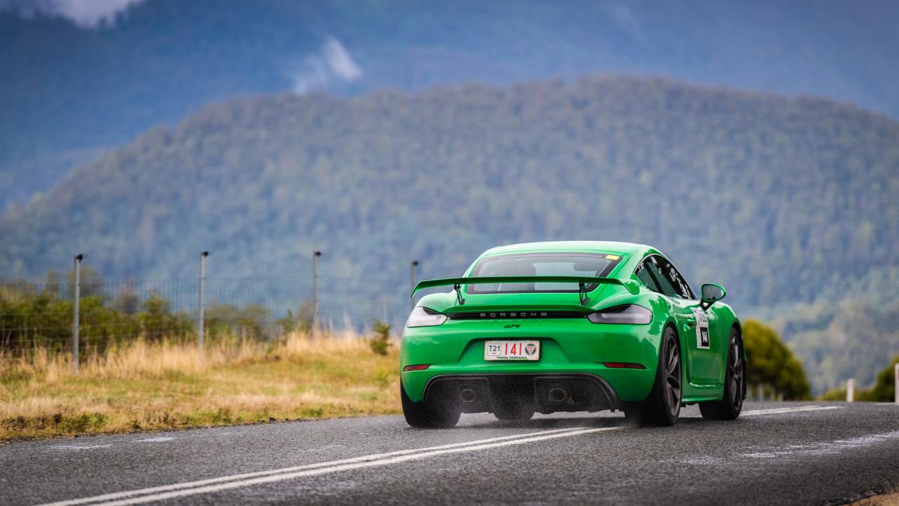 Competitors race across through than 600 kilometres of Tasmanian scenery.