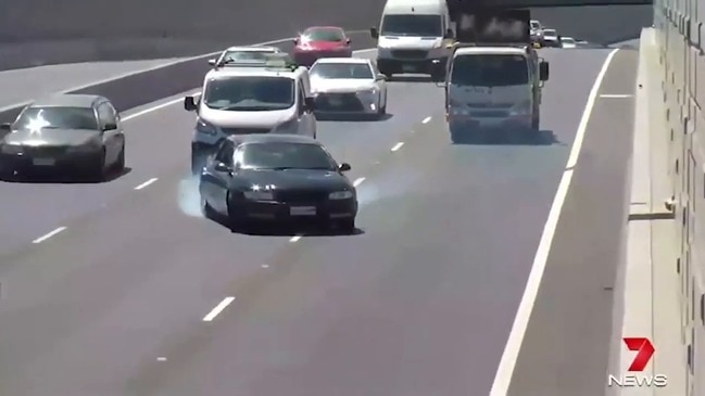 Man caught doing burnouts on new motorway