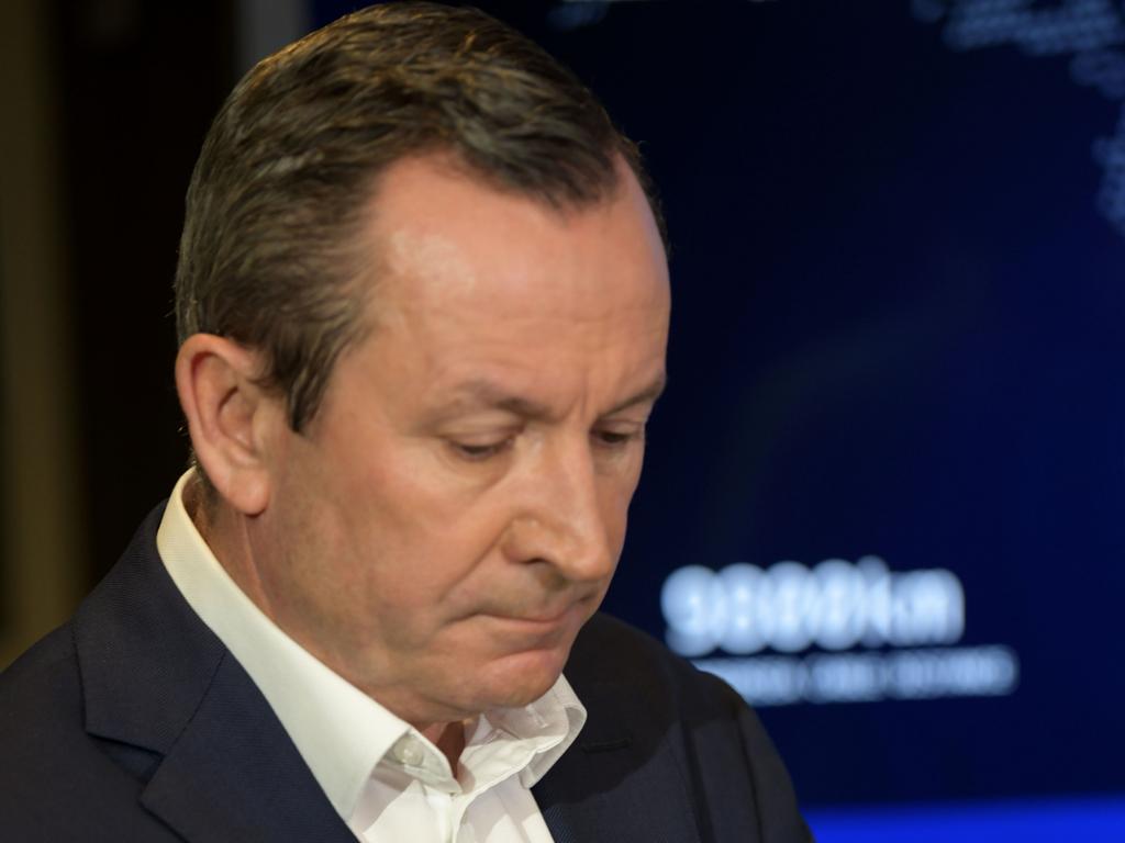 WA Premier Mark McGowan has warned a recession is coming next year. Picture: NCA NewsWire/Sharon Smith