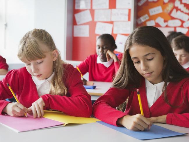 Generic school students, school kids, classroom, teacher Picture: Getty Images