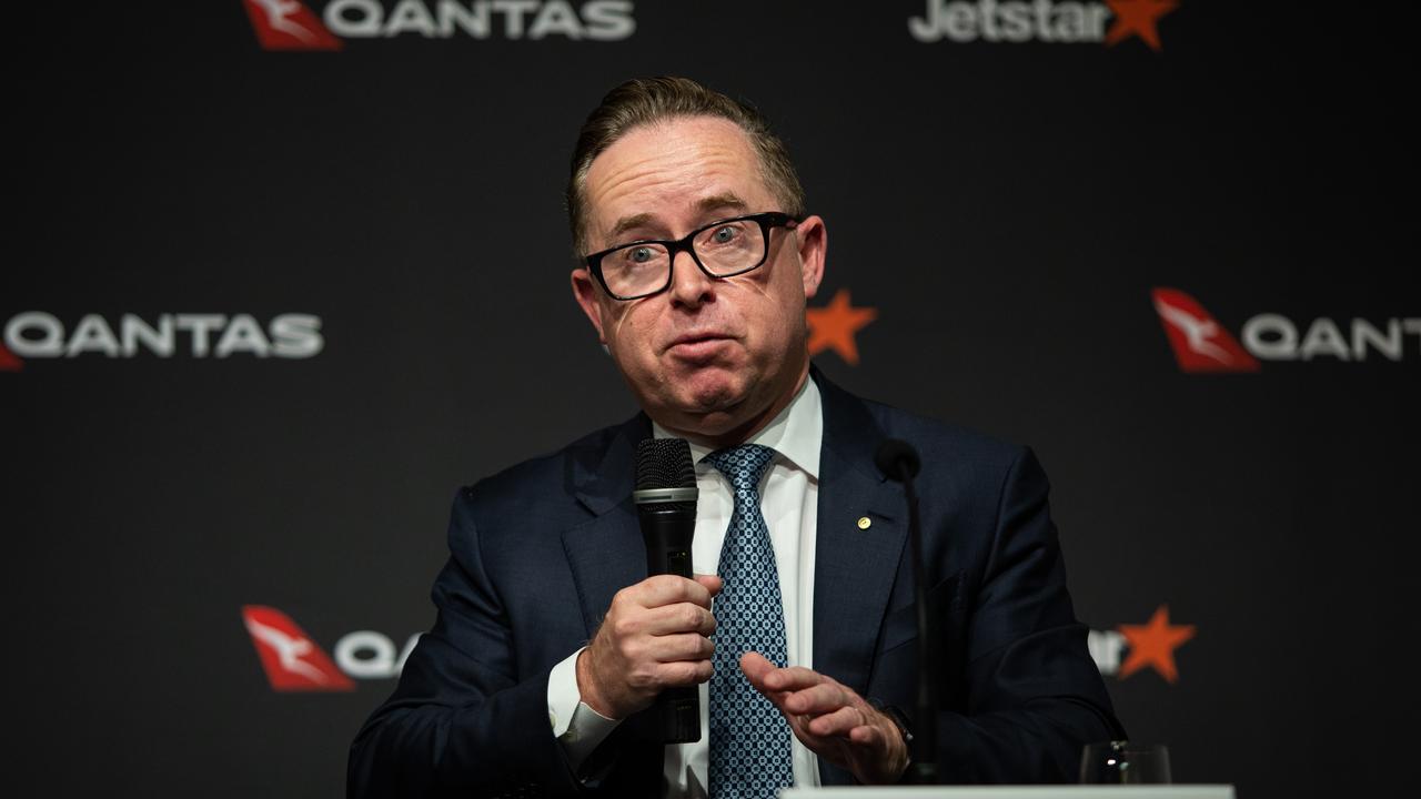 Alan Joyce recently left his post as chief executive two months early due to a string of scandals. Picture: NCA NewsWire / Christian Gilles
