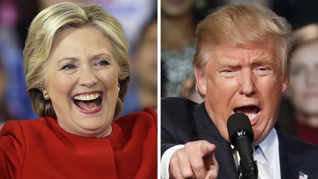 Economists and academics say Australia would be better served having Hillary Clinton in the White House than Donald Trump. Pic: AP