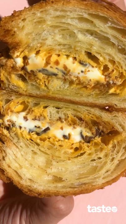 We made an Aussie version of the viral Magnum croissant