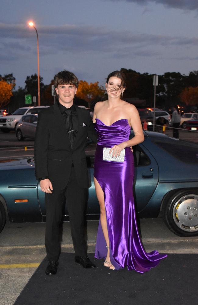 Students at the 2024 Chancellor State College formal.