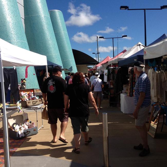 The Lennox Community Markets near the Community Centre in 2017.